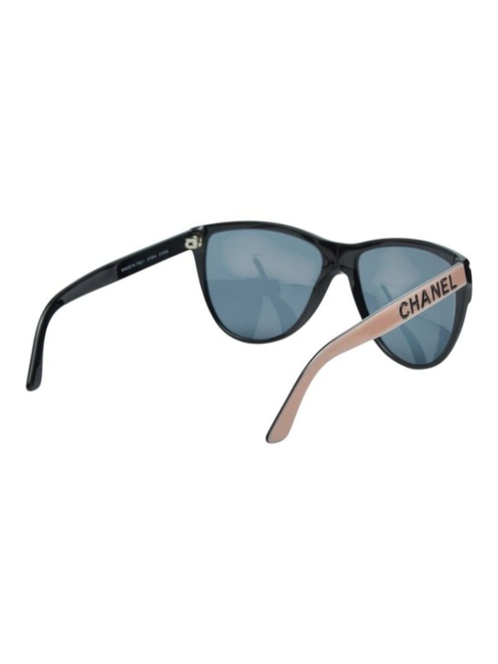 Chanel Logo Sunglasses Pink Black Acetate Eyewear - Picture 2 of 7